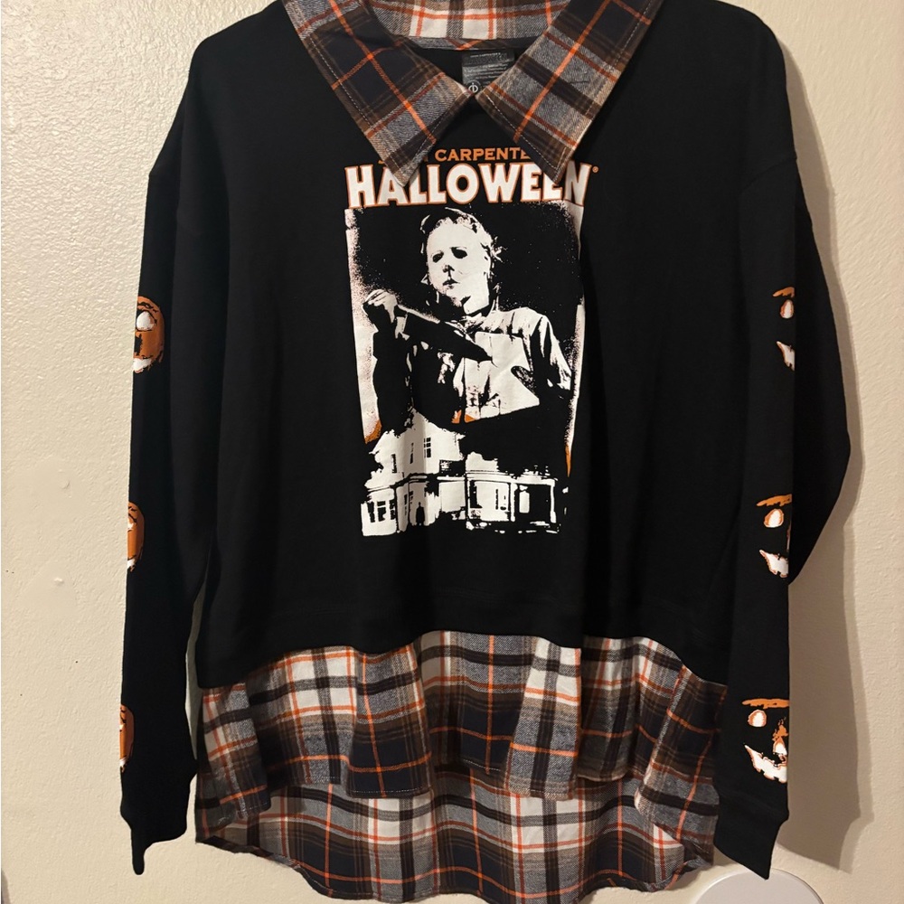 Halloween Black Long Sleeve Tee